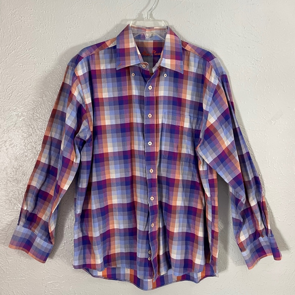 Alan Flusser Warm Toned Long Sleeve Shirt